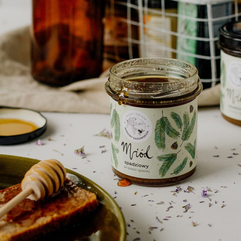 Miód spadziowy ze spadzi iglastej - 450g