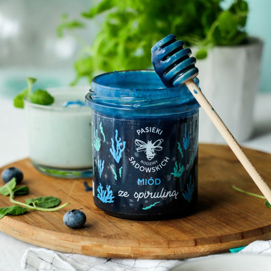 Miód ze spiruliną - 430 g