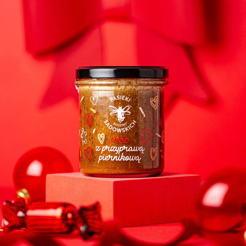 Miód z przyprawą piernikową - 430 g
