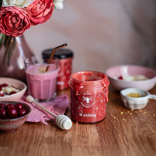 Miód z wiśnią - 430 g