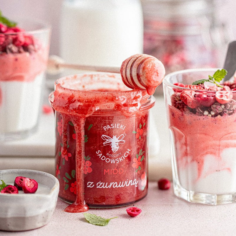 Miód z żurawiną - 430 g