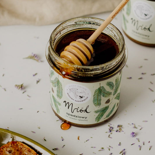 Miód spadziowy ze spadzi iglastej - 450g