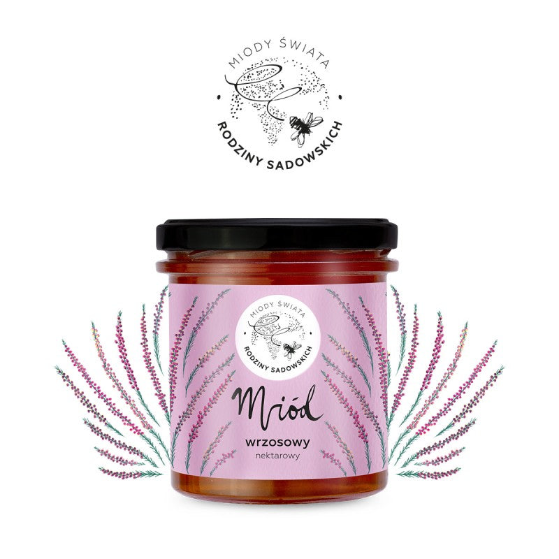 Miód wrzosowy - 450 g