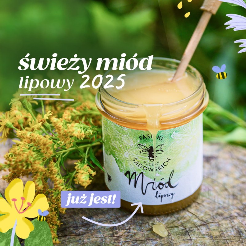 Miód lipowy świeży 2025